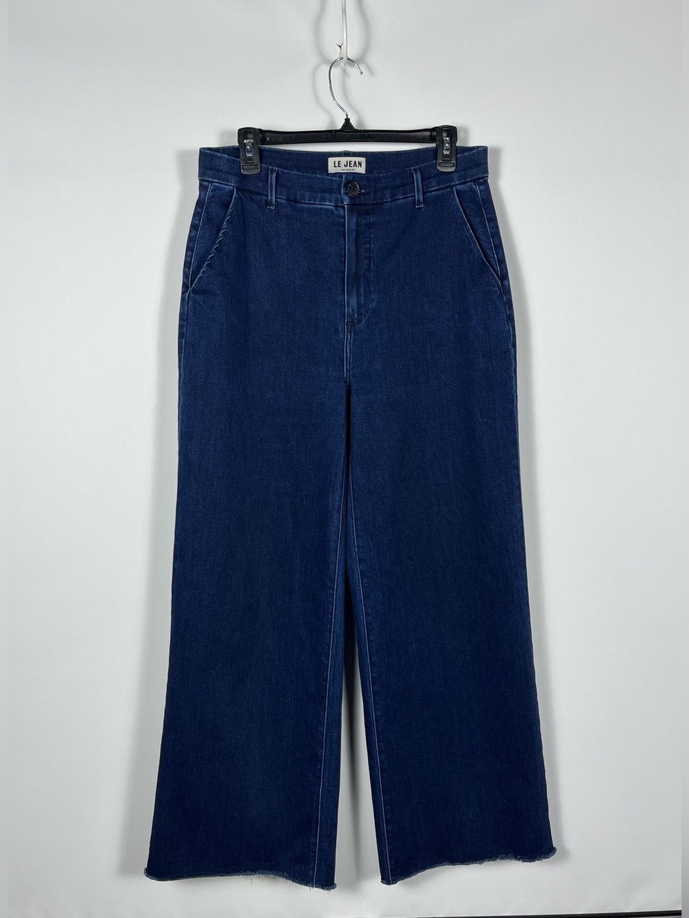 LE JEAN High Rise Wide Leg Jeans Size 29 Inseam 29”